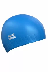 Шапочка для плавания Mad Wave Solid Soft blue