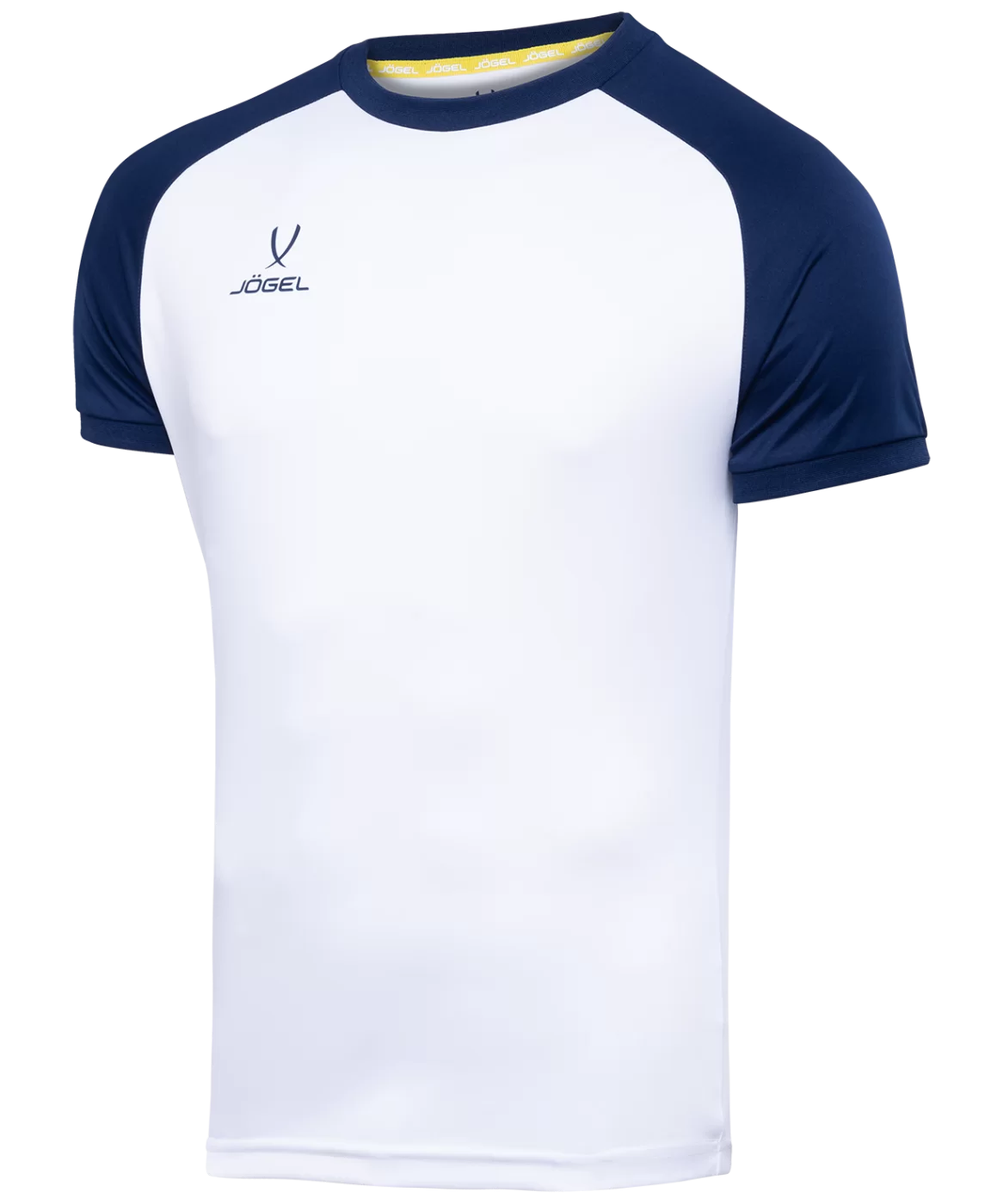 Футболка игровая JOGEL CAMP Reglan Jersey, белый/темно-синий по низким ценам в Томске и Северске