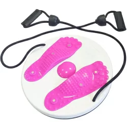 Диск здоровья D34413-2 Грация ортопедический с магнитами и эспандером розовый