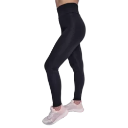 Леггинсы с широким поясом черный