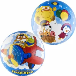 Мяч детский 10см Пороро L5100P пластизоль мультиколор