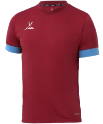 Футболка игровая JOGEL DIVISION PerFormDRY Union Jersey, гранатовый/голубой/белый