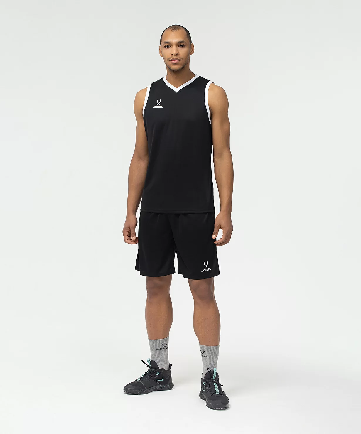  Майка баскетбольная JOGEL CAMP Basic, черный по низким ценам в Томске и Северске