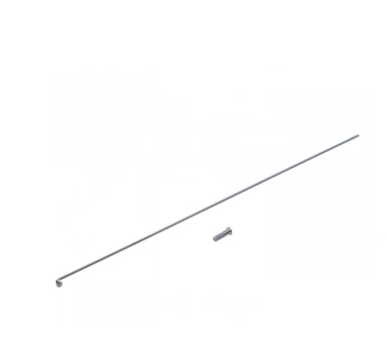  Спица 256мм с ниппелем 14мм серебр. по низким ценам в Томске и Северске