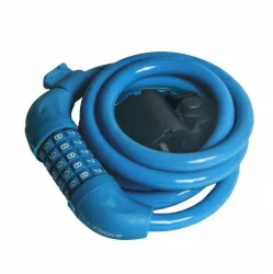 Замок 4Bike 501 12x1500 мм кодовый синий