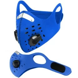 Веломаска спортивная VM-203 многоразовая B33038 синяя