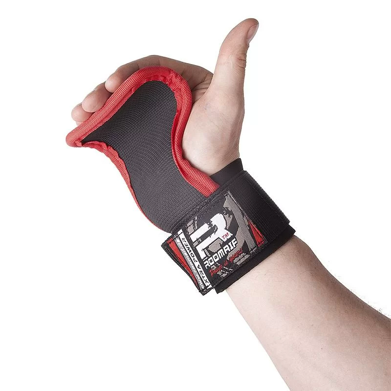  Накладки гимнастические RWS-410 black/red по низким ценам в Томске и Северске