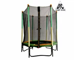 Батут DFC JUMP KIDS 55" зел/желт, сетка (137см) 55INCH-JD-GY