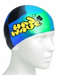 Шапочка для плавания Mad Wave Multi Junior navy