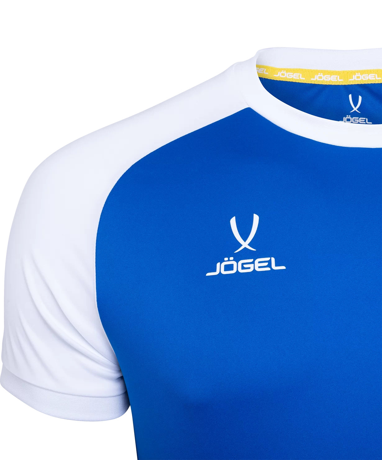  Футболка игровая JOGEL CAMP Reglan Jersey, синий/белый, детский по низким ценам в Томске и Северске