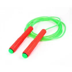 Скакалка 3 м Хорс силикон. на подшипниках (красный, зеленый)