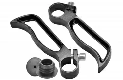 Рога на руль BLF-C4 алюминиевые черные