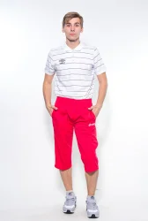 Брюки тренировочные Asics 3/4 Pant красные