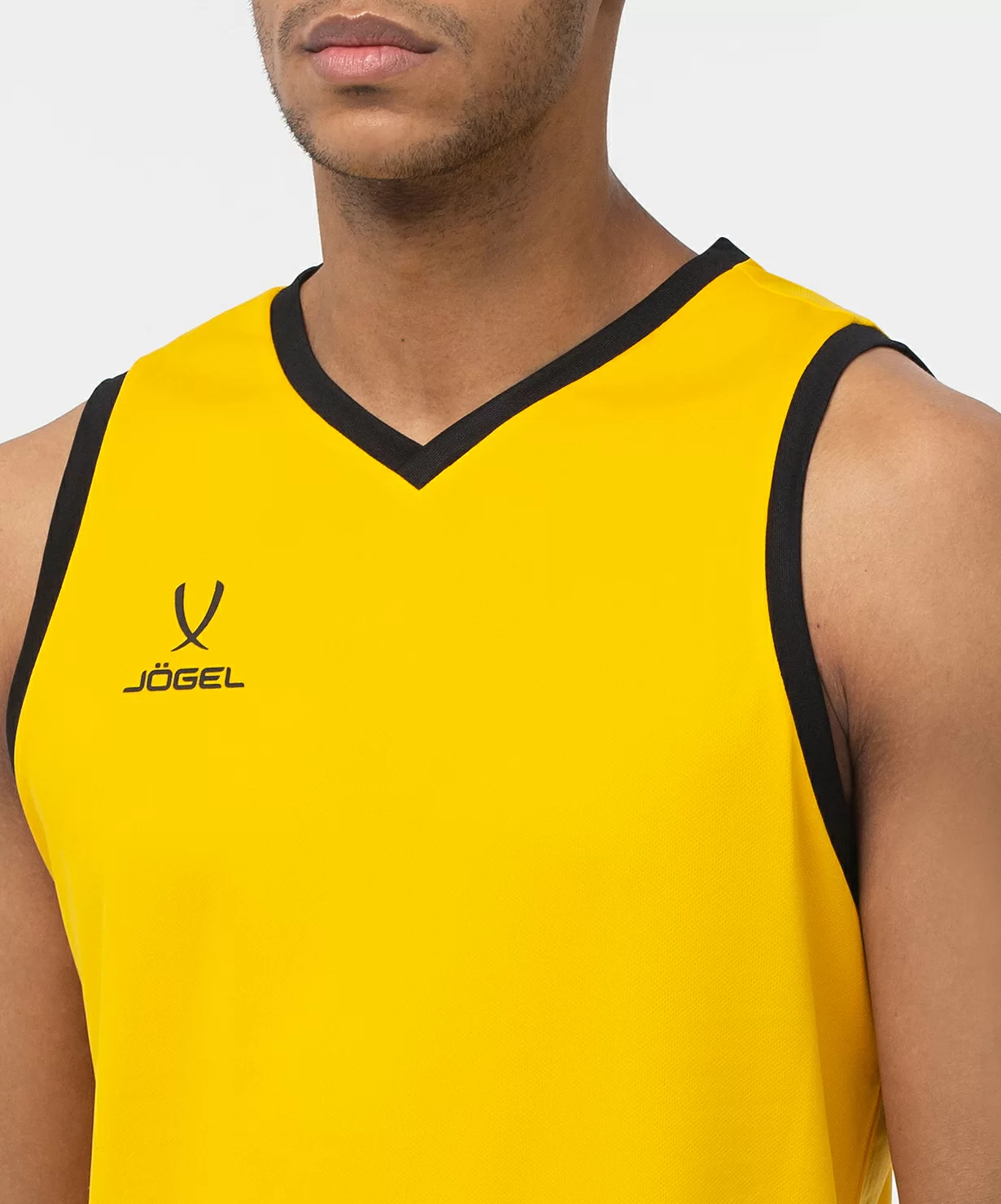  Майка баскетбольная JOGEL CAMP Basic, желтый по низким ценам в Томске и Северске