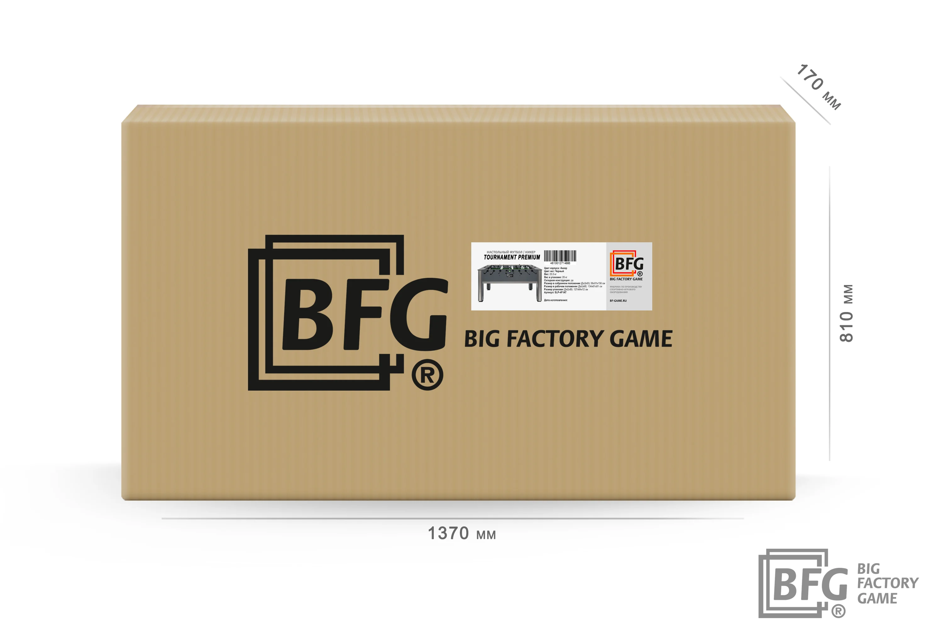  Настольный футбол / Кикер BFG Tournament Premium Graphite по низким ценам в Томске и Северске