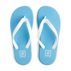 Сланцы Evars Simple Snake Skin LOGO женские голубой