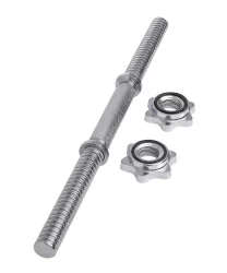 Гриф гантельный d 25 мм StarFit 45 см BB-107 металлический, хромированный