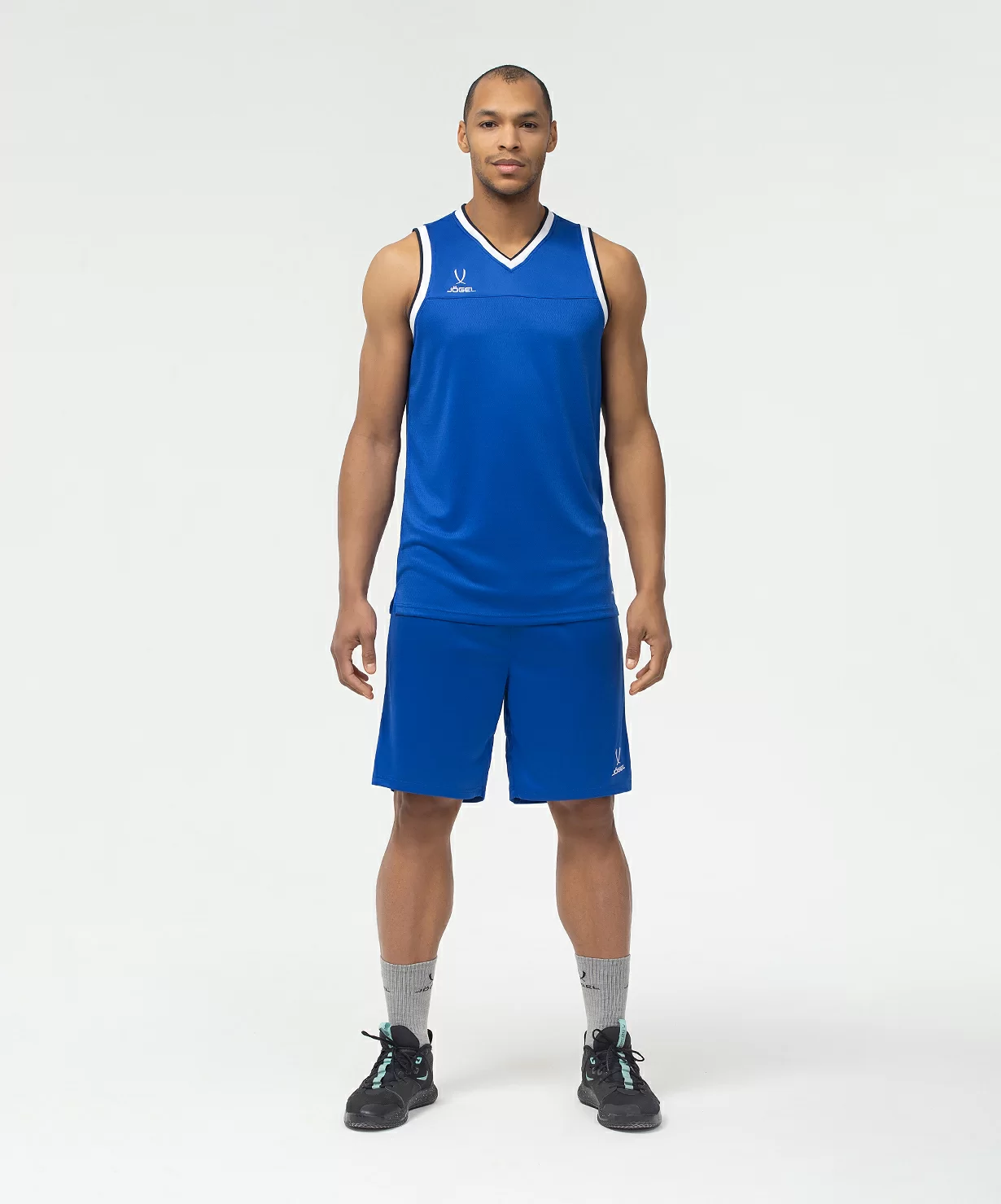  Шорты баскетбольные JOGEL PerformDry Division Star, синий по низким ценам в Томске и Северске