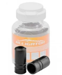 Наконечник оболочки троса перекл. Alligator 4х5.6х15мм пластик черн.