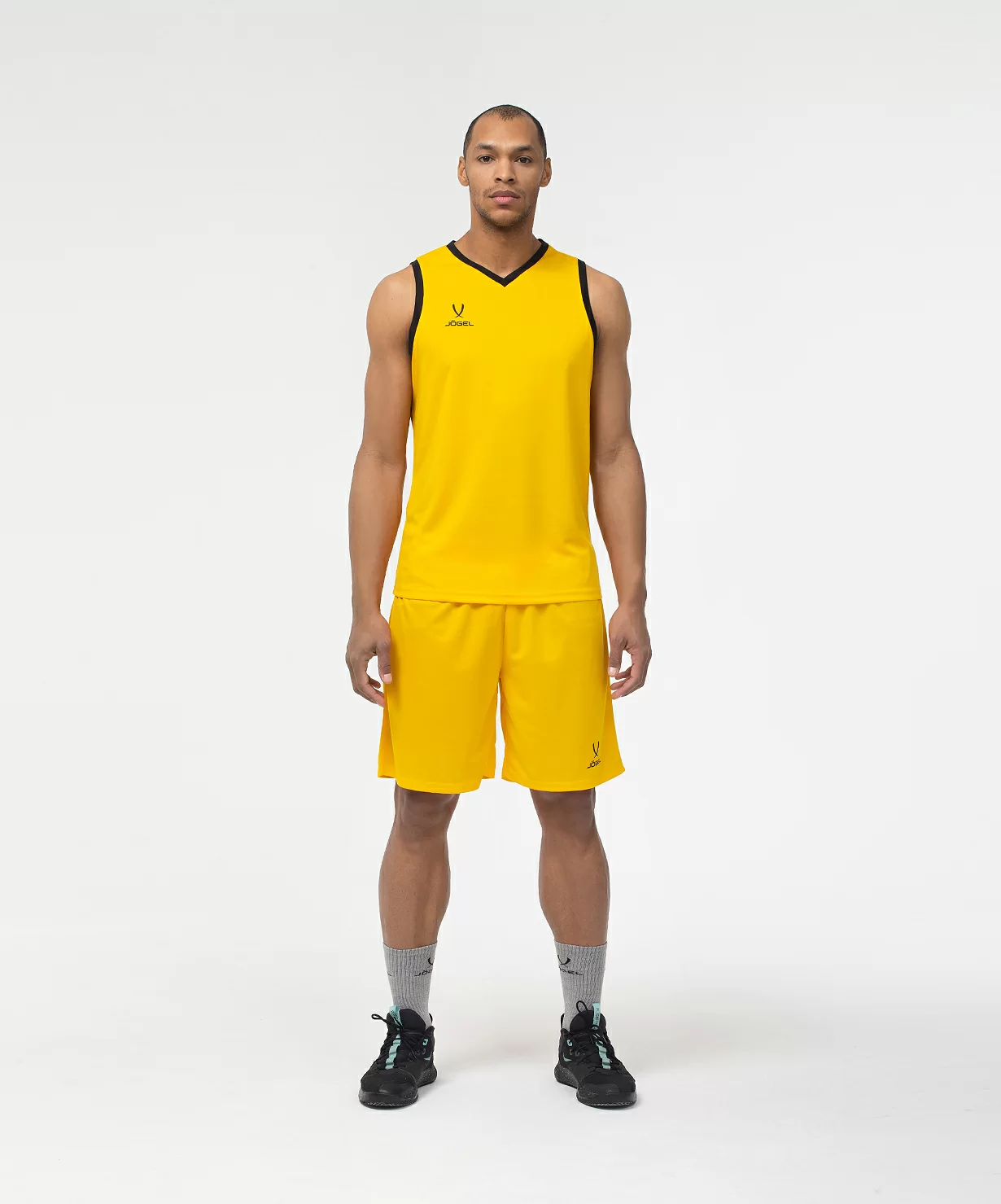  Майка баскетбольная JOGEL CAMP Basic, желтый по низким ценам в Томске и Северске