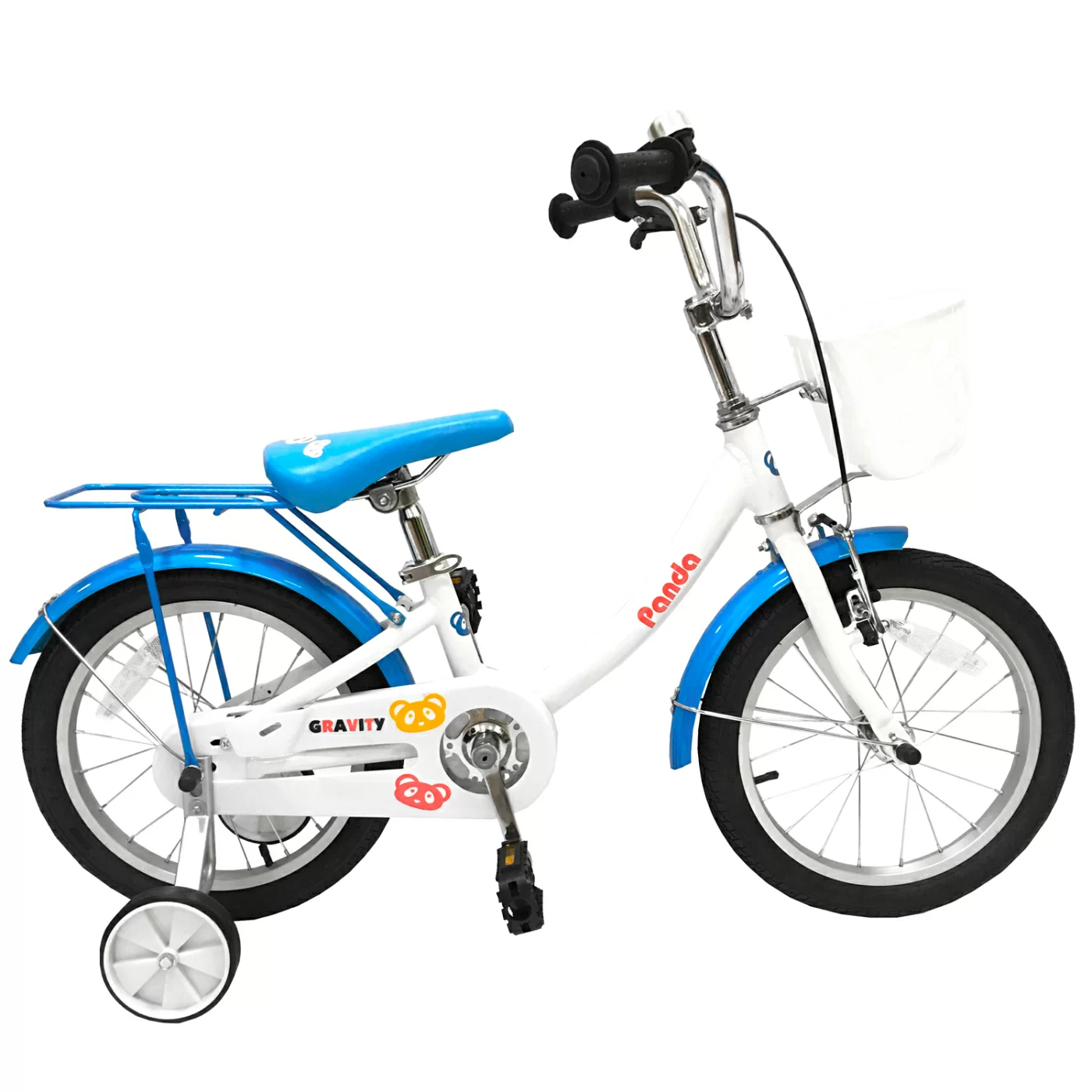  Велосипед Gravity Panda 16" бел./син. по низким ценам в Томске и Северске