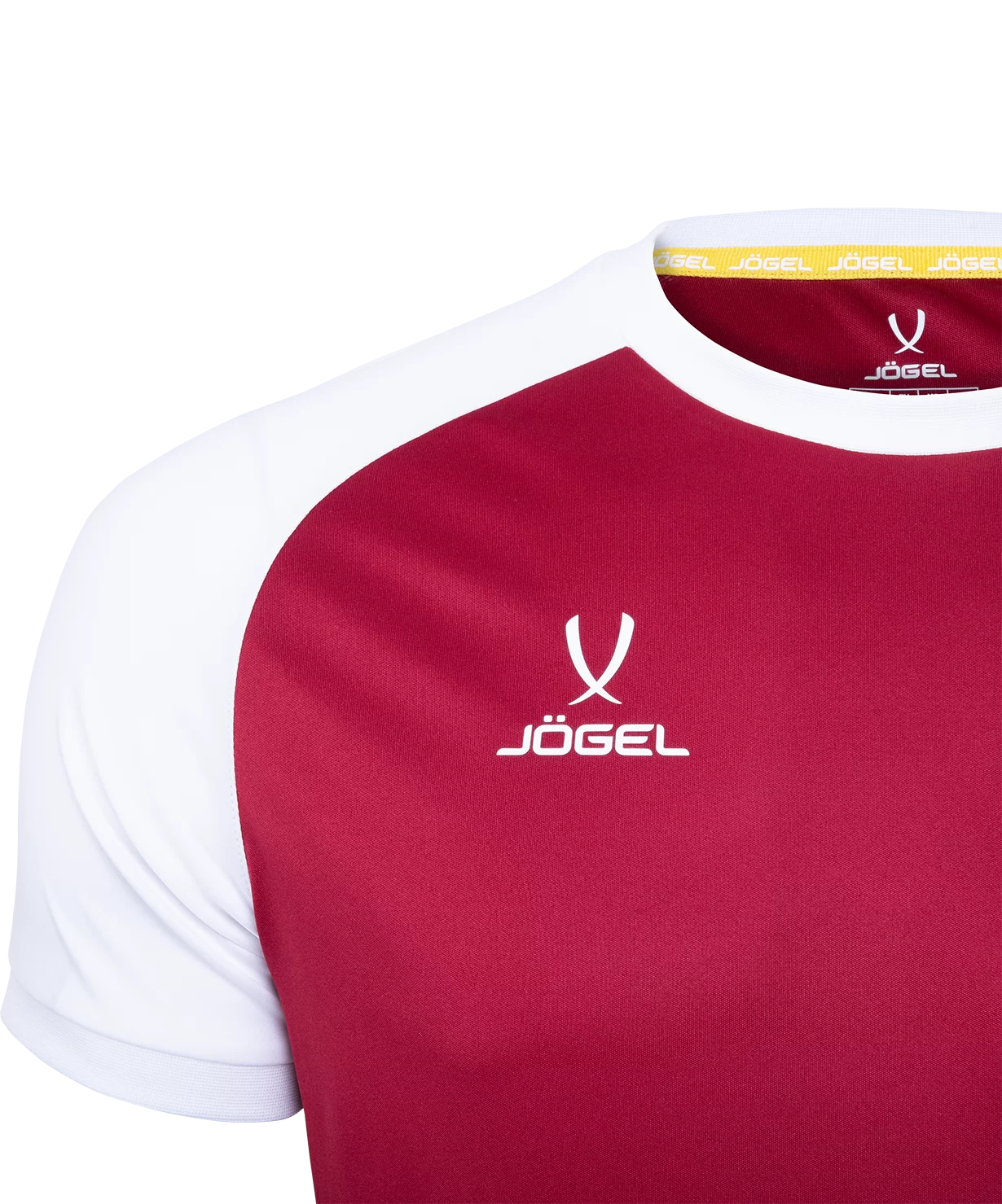  Футболка игровая JOGEL CAMP Reglan Jersey, гранатовый/белый по низким ценам в Томске и Северске