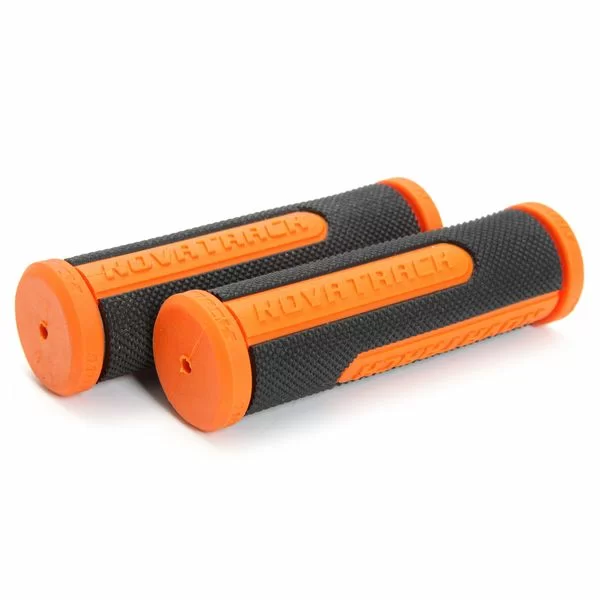  Грипсы Novatrack 110 мм черно-оранжевые (РТ1585С) по низким ценам в Томске и Северске