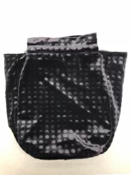 Чехол для мяча гимнастического бархат, черный