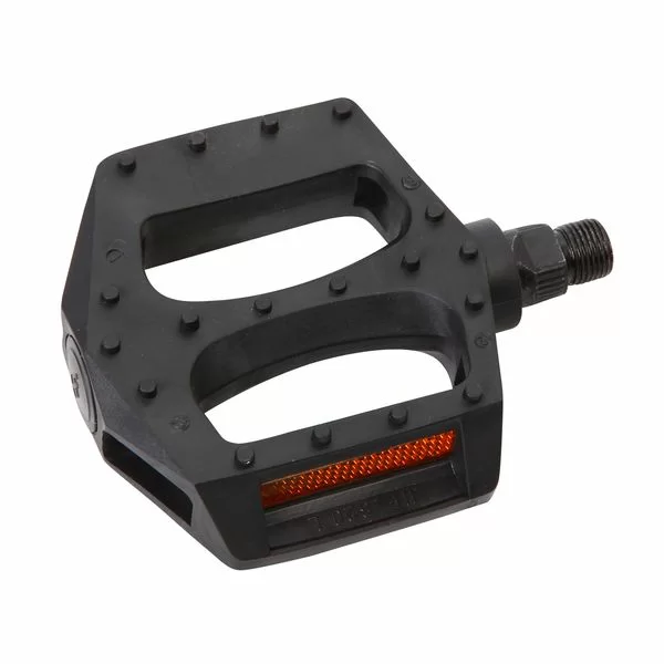  Педали HF-820, ось 9/16", пластик, черные, с катафотом по низким ценам в Томске и Северске