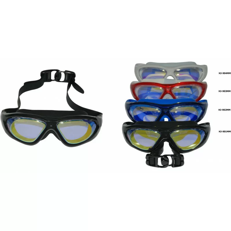  Очки-маска для плавания Fox HJ-904ММ серебряная УЦЕНКА по низким ценам в Томске и Северске