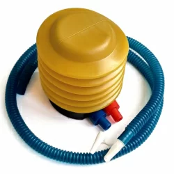 Насос ножной B31183 лягушка 10 см желто/синий