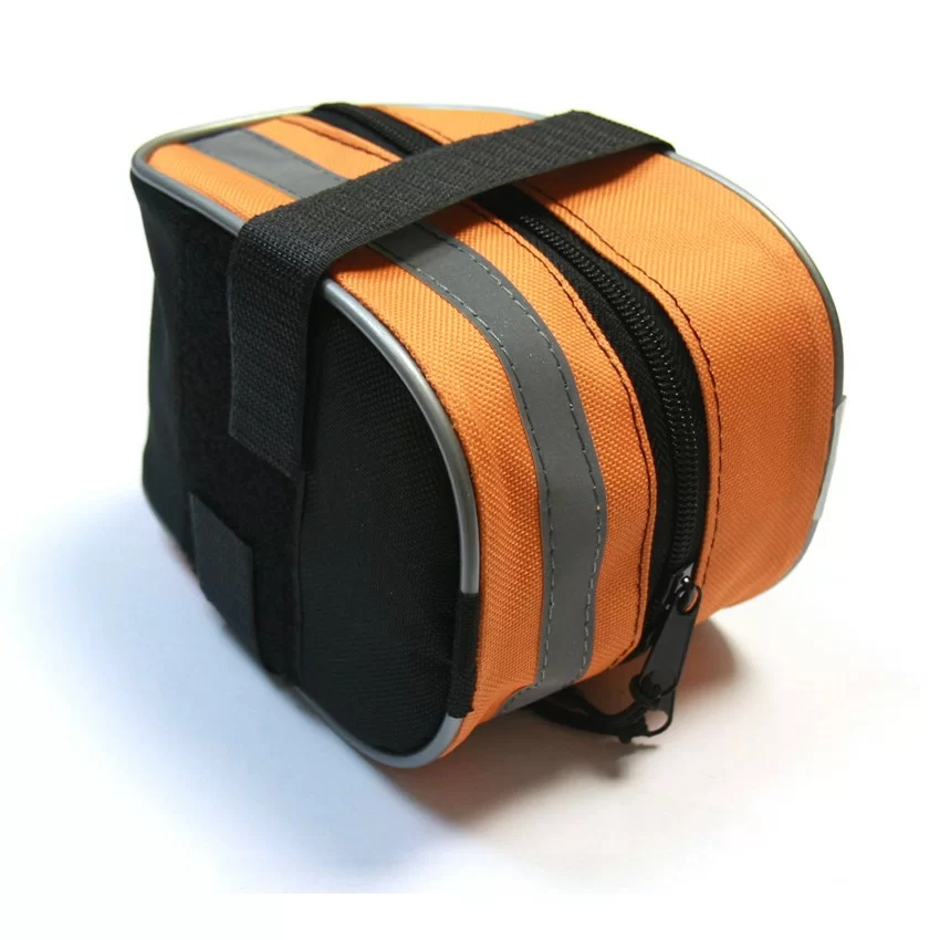  Велосумка под седло Alpine средняя соло пвх, оранж. по низким ценам в Томске и Северске