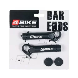 Рога 4Bike MT-32AS 105мм алюминий чёрный индивидуальная упаковка