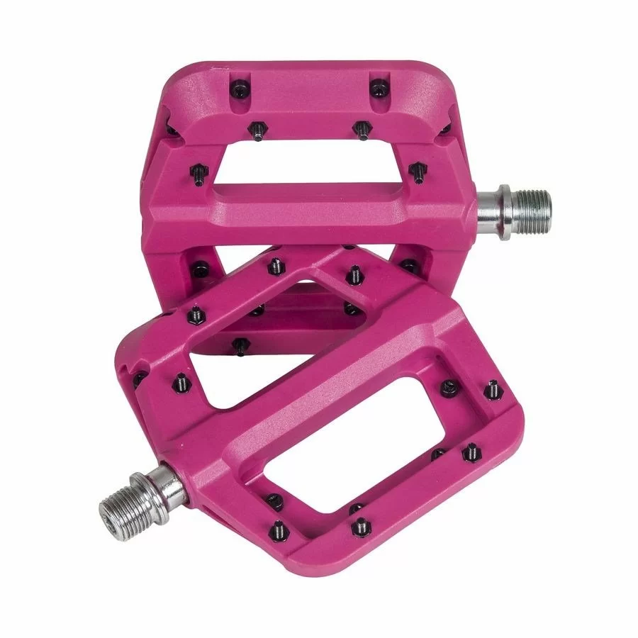  Педали 4Bike M991 112х98х20 мм фиолетовые по низким ценам в Томске и Северске