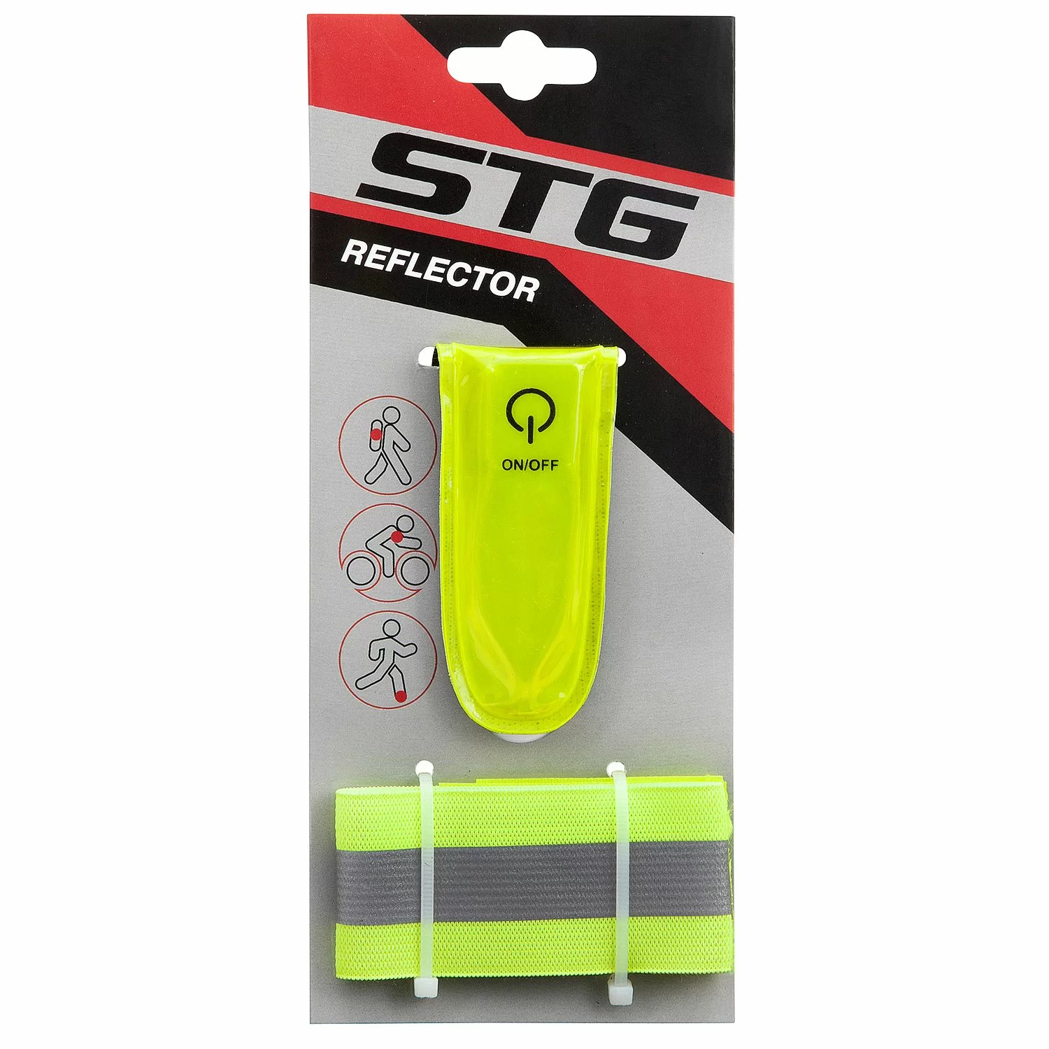  Светоотражатель STG 49011 клипса на липучке с 3-мя красн. диодами по низким ценам в Томске и Северске