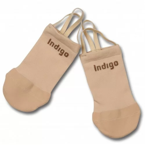  Получешки Indigo удлиненные (полупальцы вязаные) бежевые по низким ценам в Томске и Северске