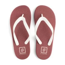 Сланцы Evars Simple Snake Skin LOGO женские красно-коричневый