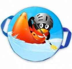 Санки-ледянки плюшка Combosport Пингвин чемпион тентовая ткань d-40см