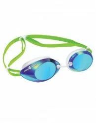 Очки для плавания Mad Wave Lane 4 Rainbow green/blue