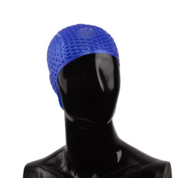 Шапочка для плавания Alpha Caprice CBU-2 bubble с ушами blue