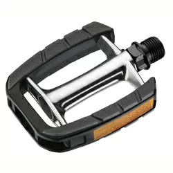 Педали VP-613 алюминий/пластик/TPE, ось CrMo, 9/16" 310г