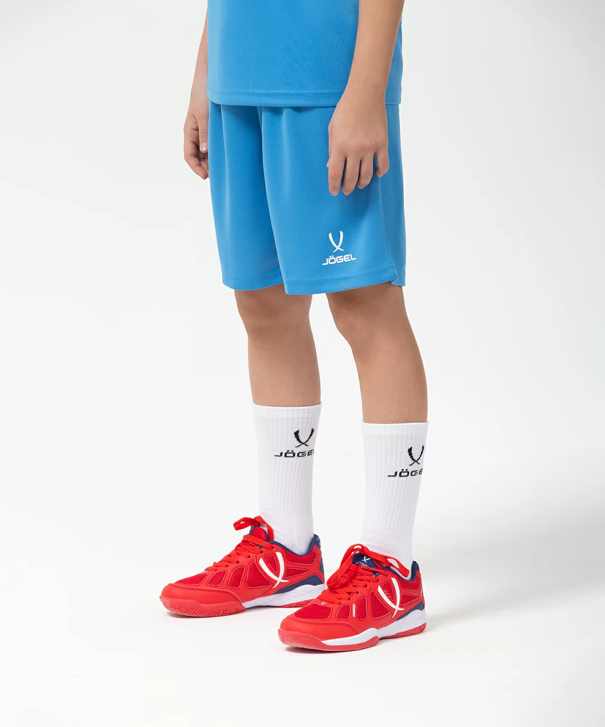  Шорты баскетбольные JOGEL CAMP Basic, бирюзовый, детский по низким ценам в Томске и Северске