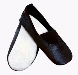 Чешки кожаные Leosport черные