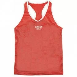 Майка боксерская Green Hill Club красная BVC-6310