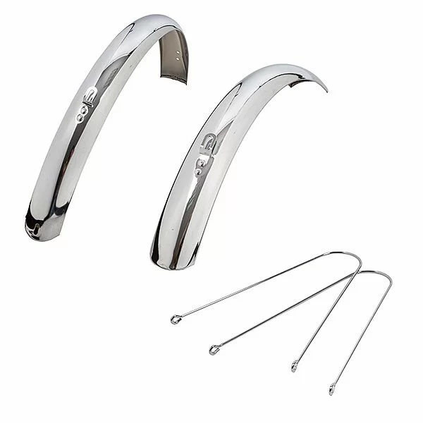  Крылья STG 24" для складных велосипедов хром по низким ценам в Томске и Северске