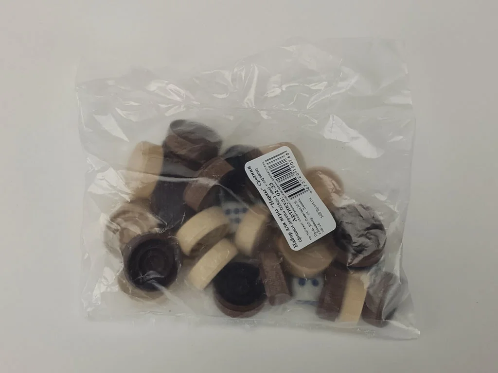  Нарды средние (фишки дерево d-25,шлифованные+зарики) по низким ценам в Томске и Северске