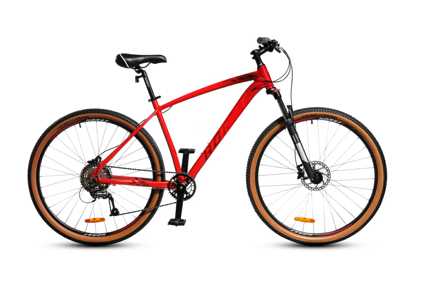  Велосипед HORST Messer 29 2024 Красный по низким ценам в Томске и Северске