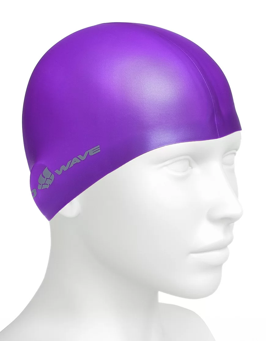  Шапочка для плавания Mad Wave Silicone Junior violet по низким ценам в Томске и Северске