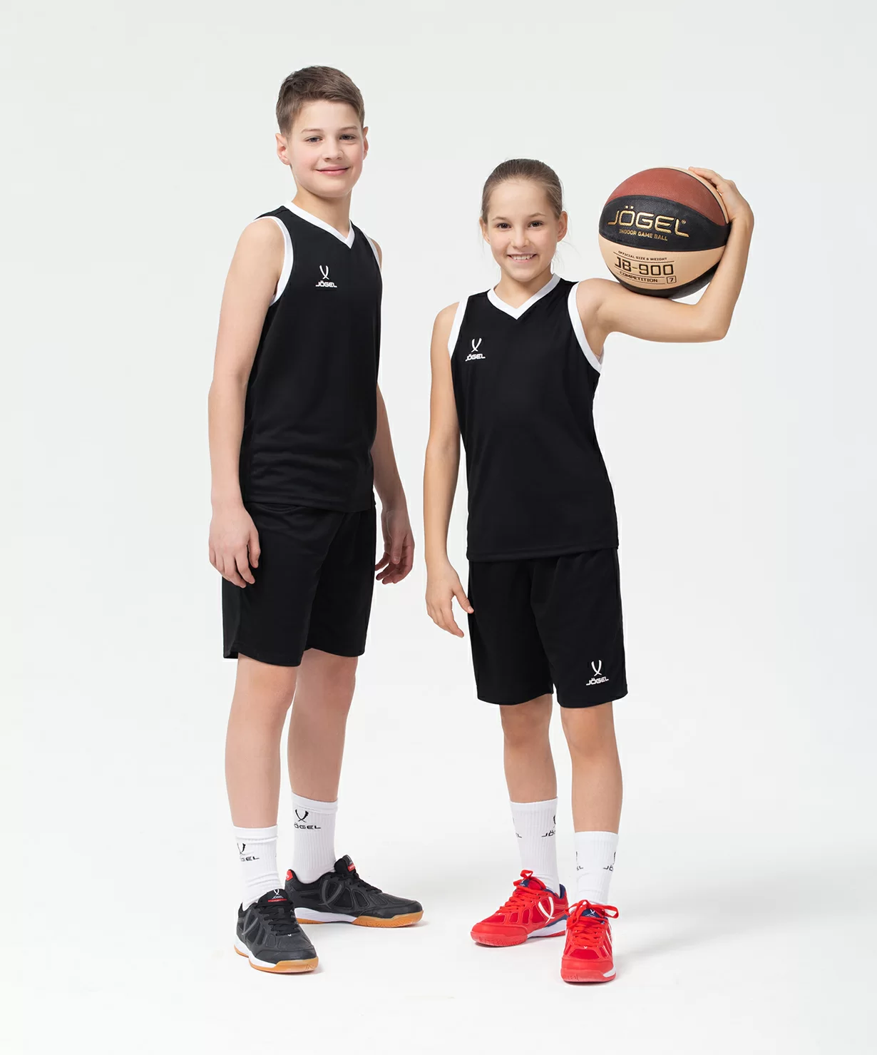 Майка баскетбольная JOGEL CAMP Basic, черный, детский по низким ценам в Томске и Северске