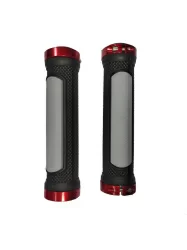 Грипсы SZ-051 круглые TPE 130 мм с двумя кольцами фиксаторами